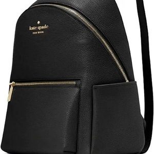 Kate Spade medium dome pebbled leather backpack, new with tags, dust bag